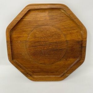 Vintage Dolphin Authentic Teak Wood Serving Platter